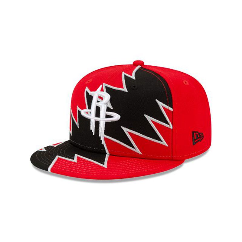 NBA Houston Rockets Flash 9Fifty Snapback (KLE0850) - Red New Era Caps